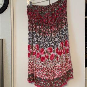 Forever 21 strapless dress